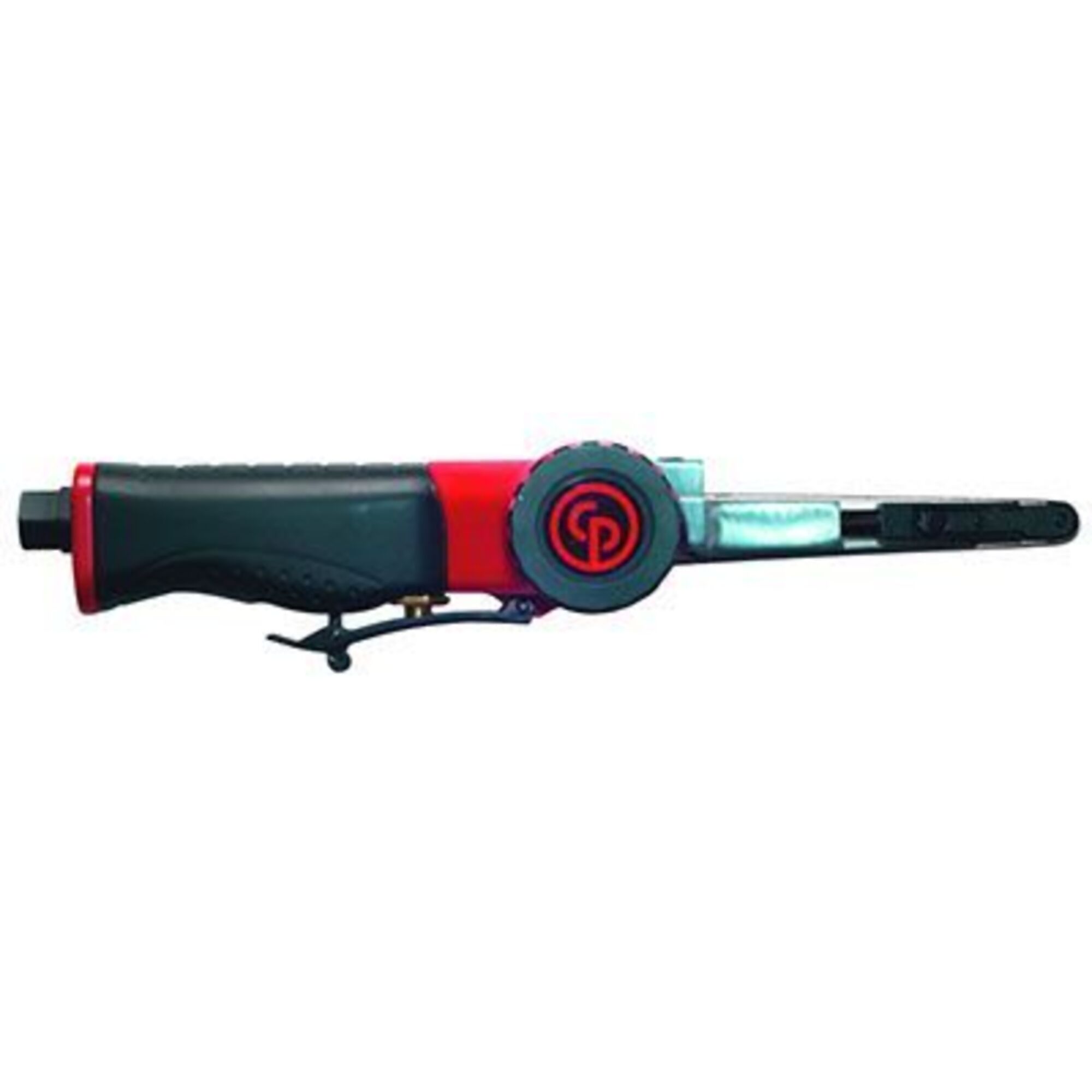 Chicago Pneumatic, 13in. Air Belt Sander, 0.35 HP, Max. Speed 22000 OPM, Pad Diameter 0.38 in, Air Inlet Size 1/4 in, Model# CP9779